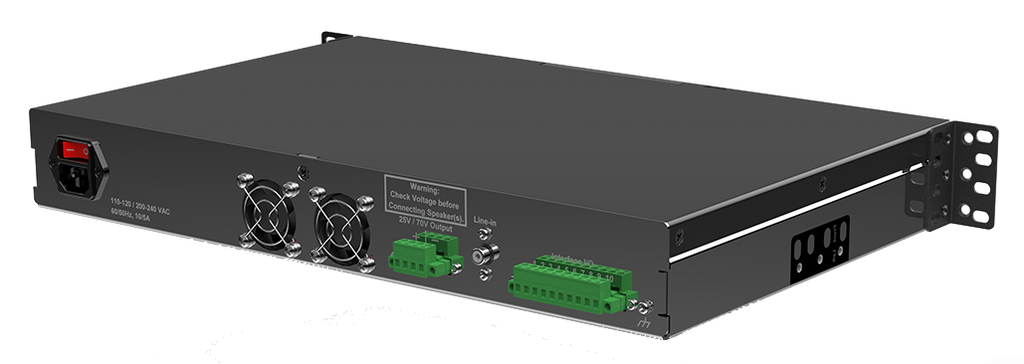 **NEW RELEASE** 011592 InformaCast<sup>®</sup> Enabled Paging 25V/70V Amplifier