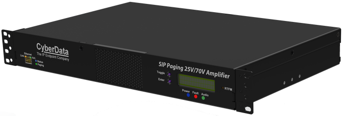**NEW RELEASE** 011579 SIP Paging 25V/70V Amplifier