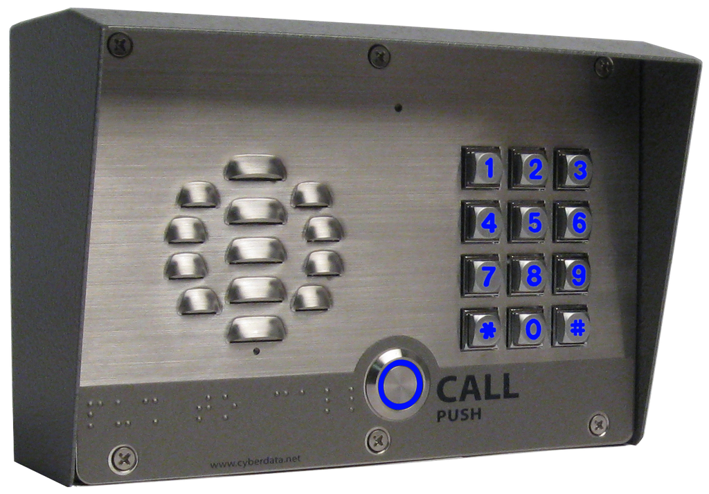 011310  InformaCast® Enabled Outdoor Intercom with Keypad