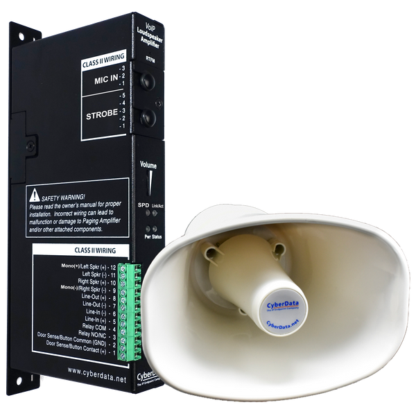011411 Syn-Apps Enabled Paging Amplifier – CyberData Corporation