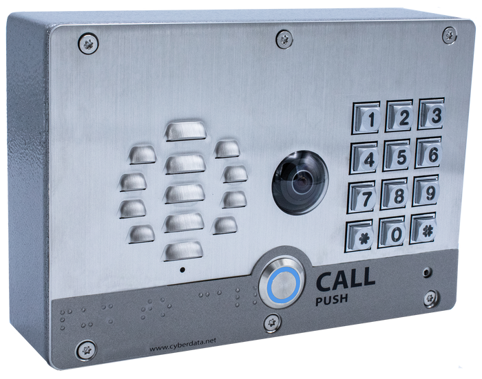 011414 SIP h.264 Video Outdoor Intercom with Keypad