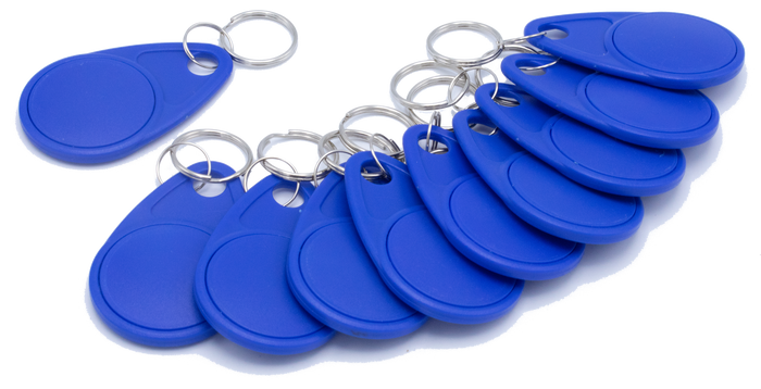 011432 RFID Key Fobs - Packet of 10 (Use with 011425, 011426, 011477, 011478)