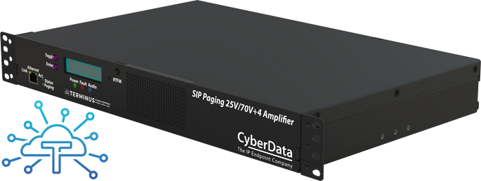 **NEW RELEASE** 011598 SIP Paging 25V/70V +4 Amplifier