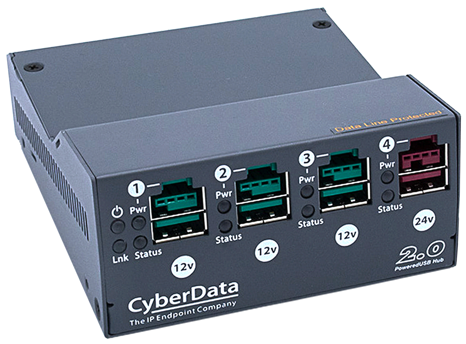 010807 PoweredUSB 4-Port 2.0 Hub (Replacement Product Below