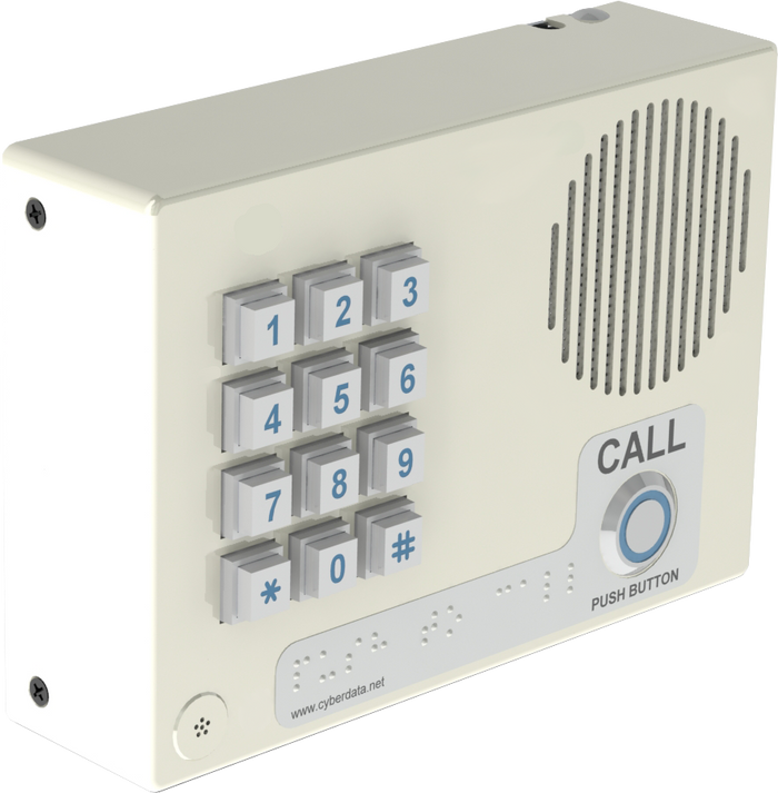 011307 InformaCast® Enabled Indoor Intercom with Keypad