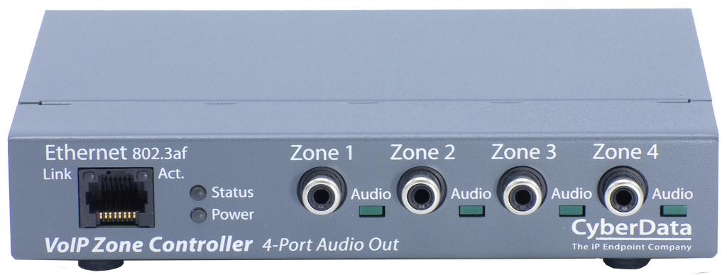 011171 SIP Paging Zone Controller with Four Port Audio Out (Replacement Products Below)
