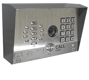 011414_OUTDOOR_KEYPAD_VIDEO_INTERCOM+SHROUD_GREY